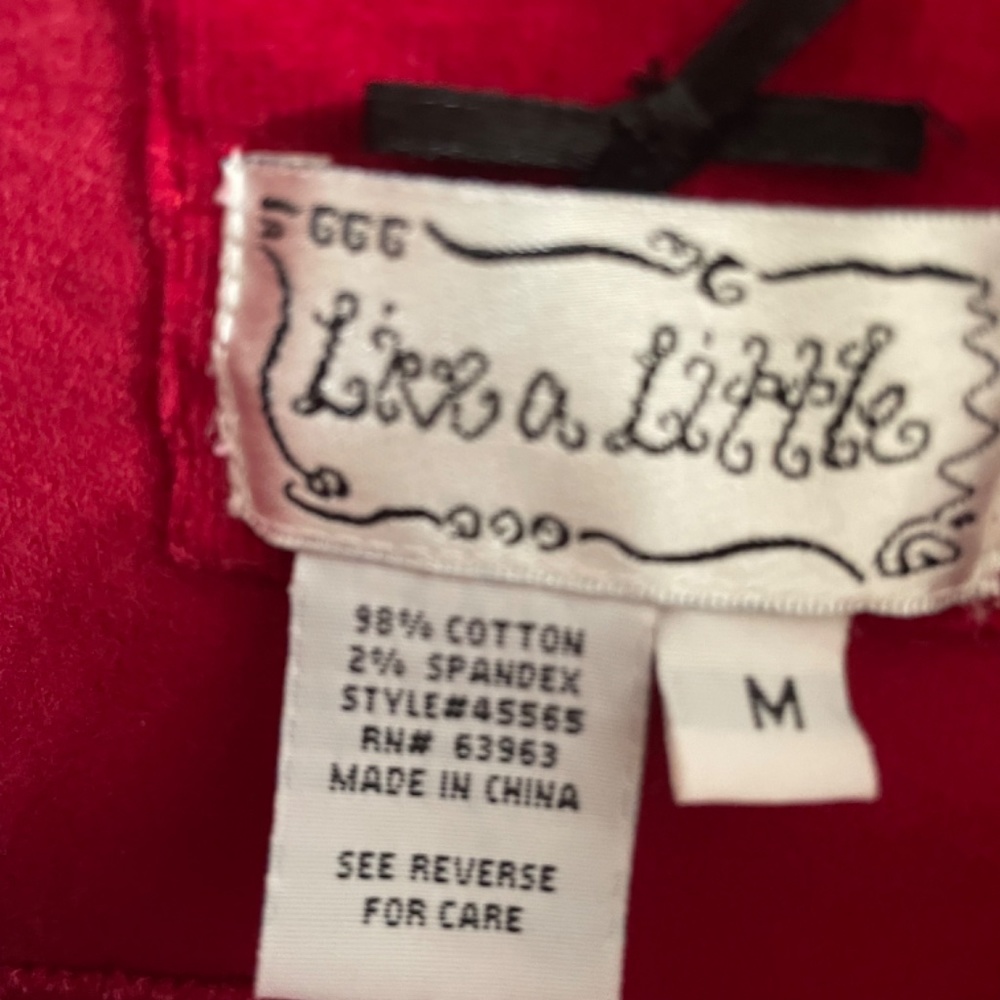 Red Corduroy Jacket - Picture 3 of 5